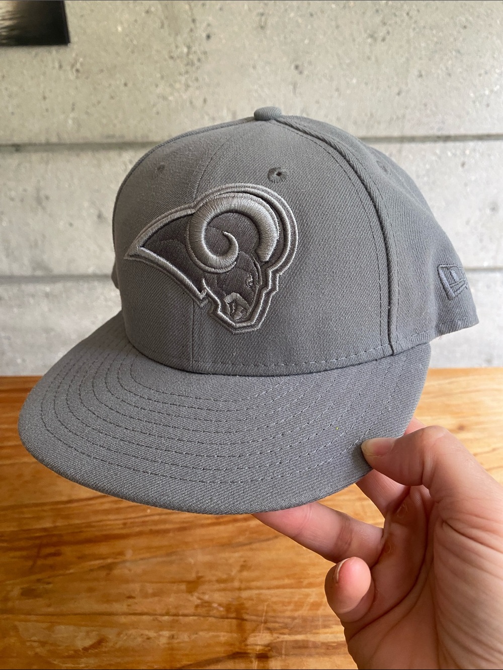 New Era Rams Hat 7 3/8”